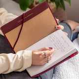 Chasing Threads Stitch USA Travel Notebook Maroon