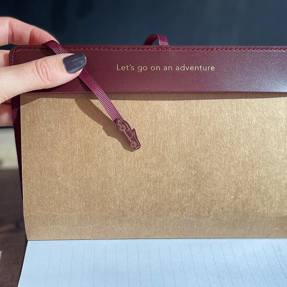 Chasing Threads Stitch USA Travel Notebook Maroon