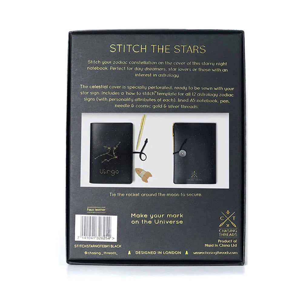 Chasing Threads Stitch Star Sign Notebook