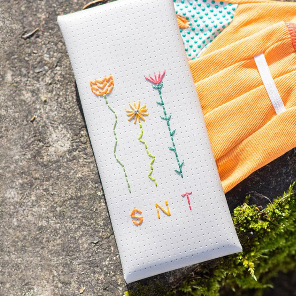 Chasing Threads Stitch Pencil Case Grey