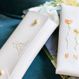 Chasing Threads Stitch Pencil Case Grey