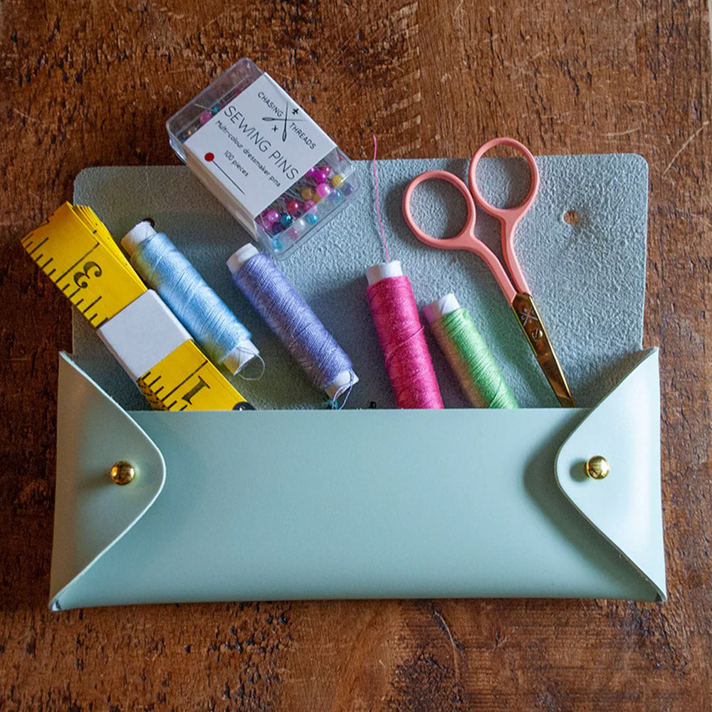 Chasing Threads Stitch Pencil Case Mint