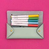 Chasing Threads Stitch Pencil Case Mint