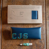 Chasing Threads Stitch Pencil Case Navy