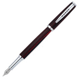 Tom Hessin Edinburgh Wooden Barrel Fountain Pen Forth Bridge Red