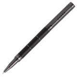 Tom Hessin Revolution Rollerball Pen Charcoal Black Wood Barrel with Gunmetal Trim