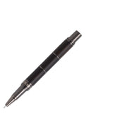Tom Hessin Revolution Rollerball Pen Charcoal Black Wood Barrel with Gunmetal Trim
