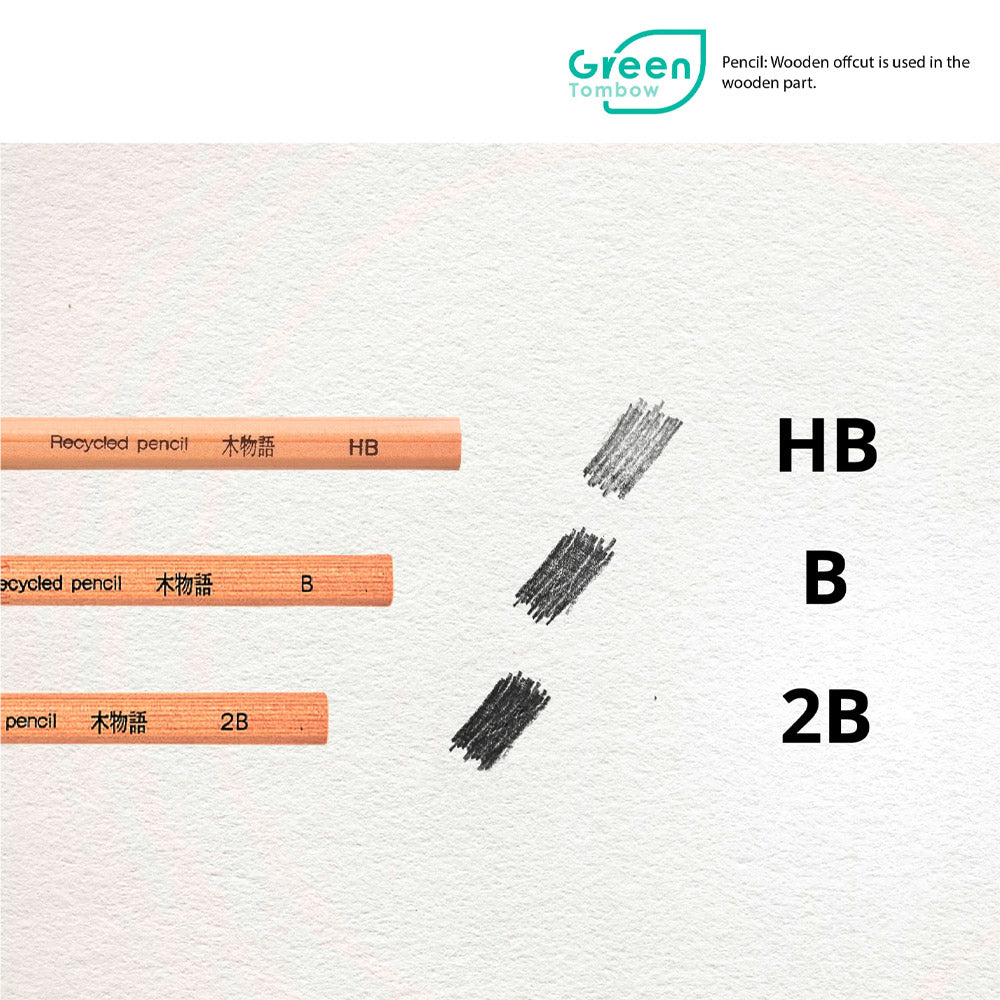 Tombow Ki-Monogatari Recycled Pencils Set of 12