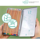 Tombow Ki-Monogatari Recycled Pencil Set of 12 Coloured Pencils