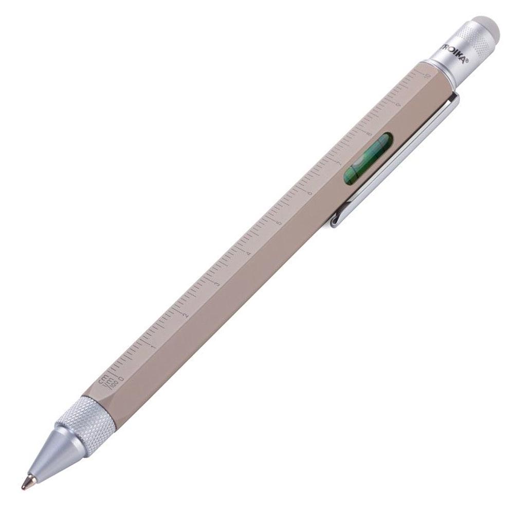 Troika Multitasking Ballpoint Pen Concrete Matt Grey/Silver