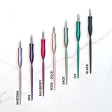Tom's Studio Flourish Curve Straight Nib Holder Lilac