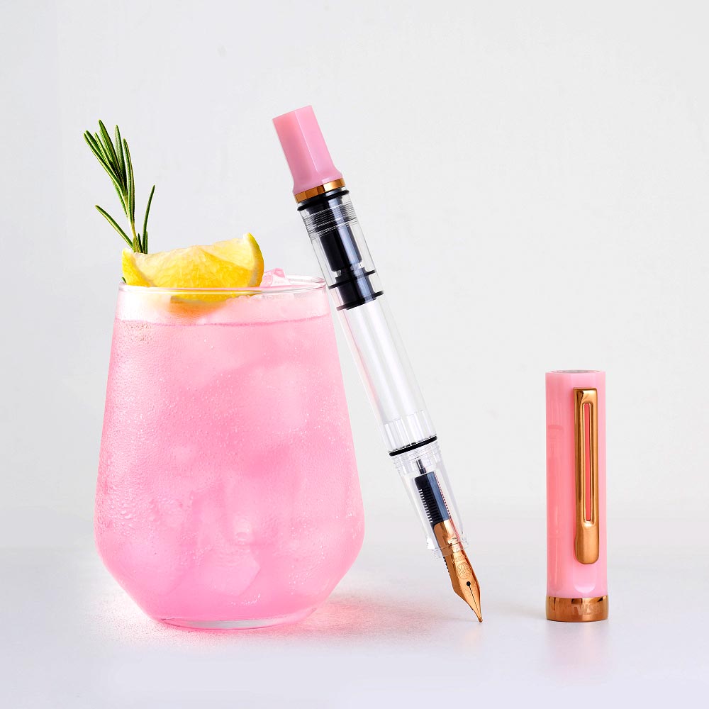 TWSBI Eco Fountain Pen Pink Lemonade with Bronze