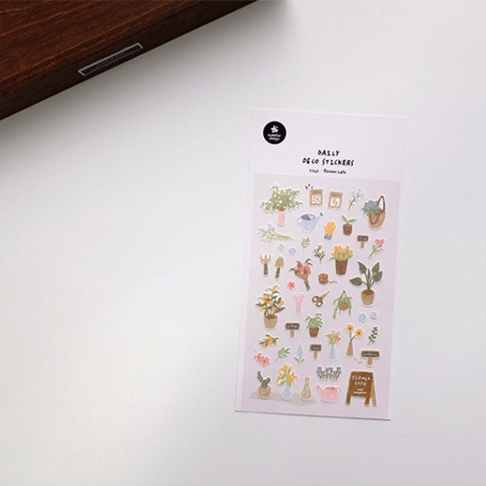 Suatelier Sticker Flower Cafe (1142)