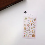 Suatelier Sticker Flower Cafe (1142)