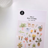 Suatelier Sticker Flower Cafe (1142)