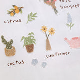 Suatelier Sticker Flower Cafe (1142)