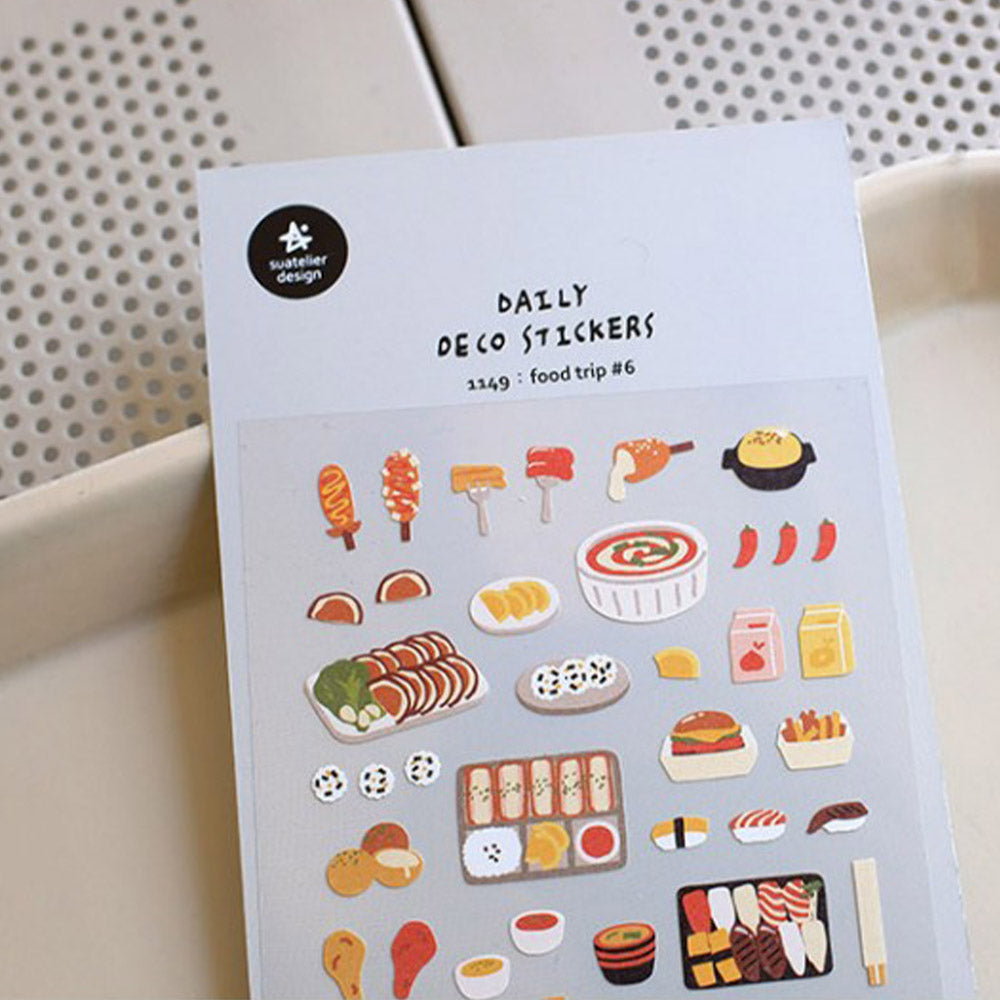 Suatelier Sticker Food Trip #6 (1149)