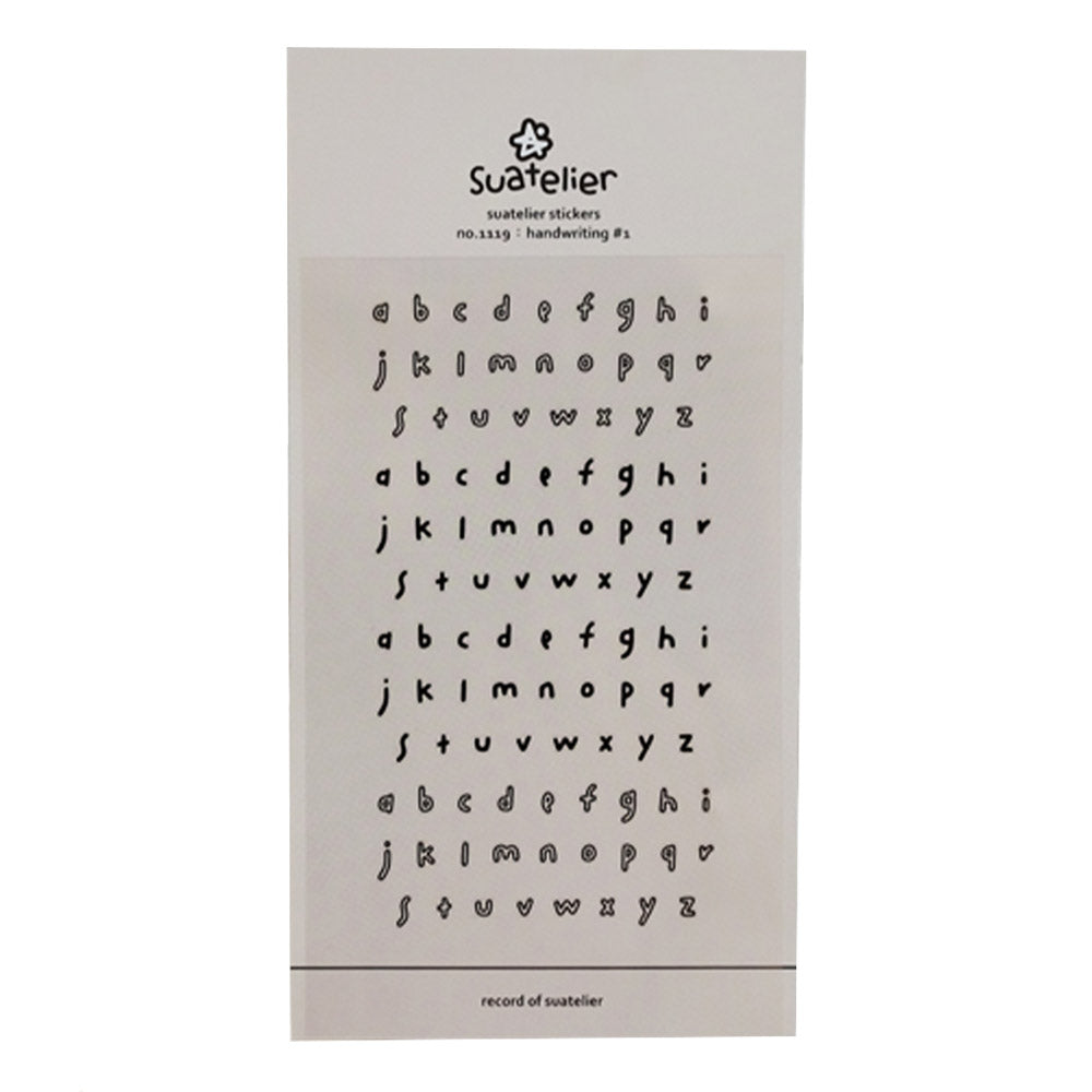 Suatelier Sticker Handwriting #1 (1119)