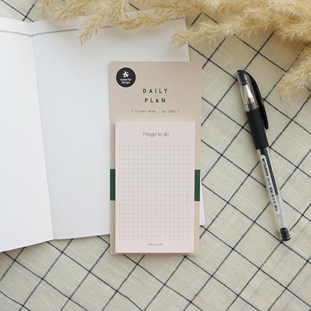 Suatelier Sticker Daily Plan Note #3 (1903)
