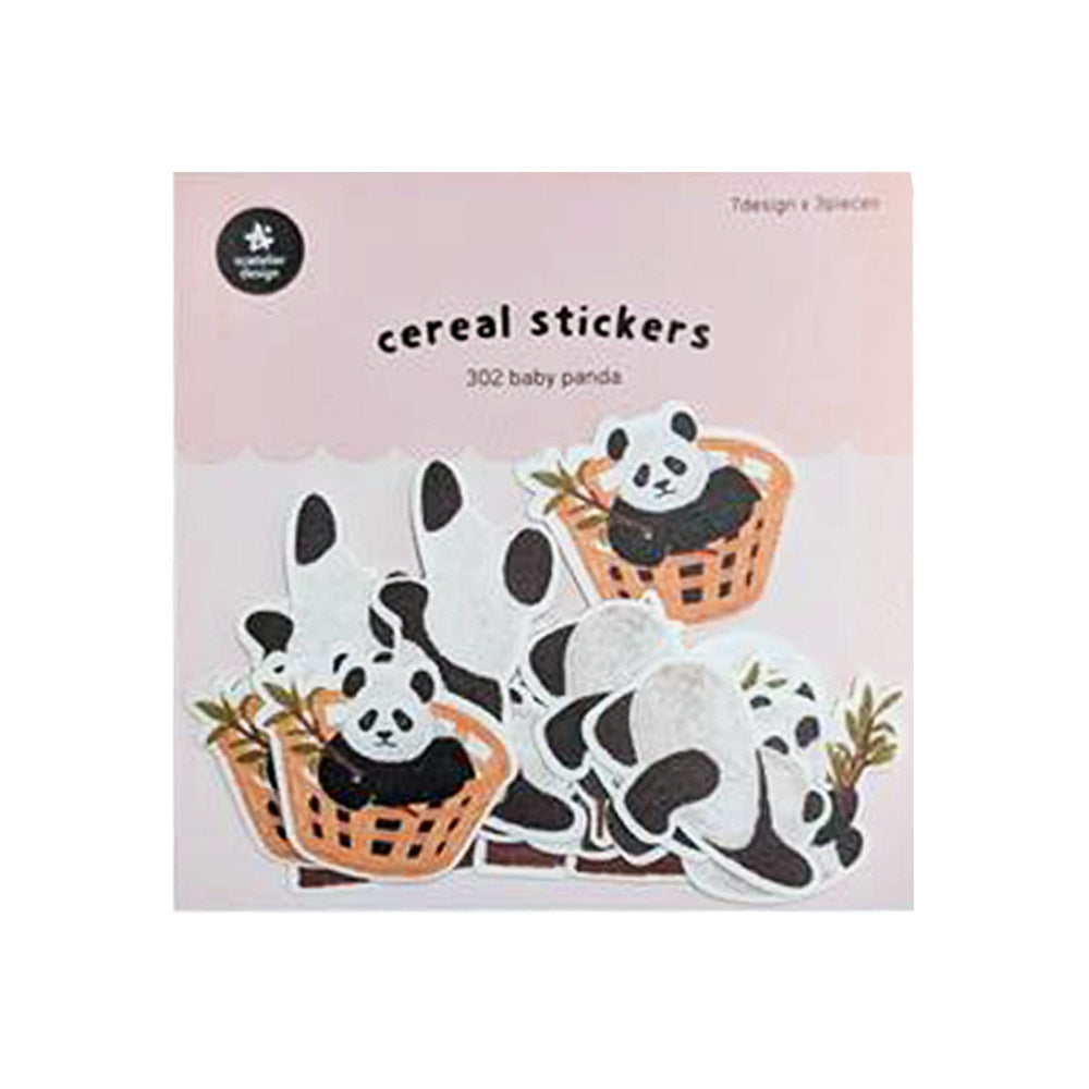 Suatelier Cereal Sticker Baby Panda (302)