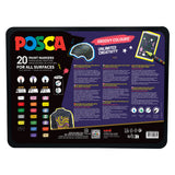 Uni POSCA 20 Piece Tin Groovy Colours