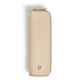 Montblanc Meisterstuck 1 Pen Pouch with Zip Cloudy Beige