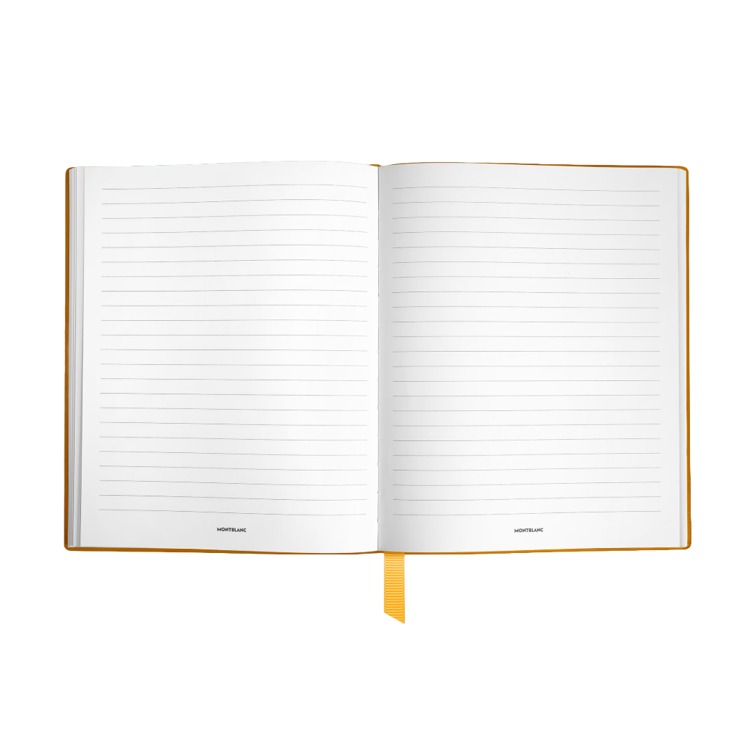 Montblanc Small Notebook Modena Yellow Leather Lined