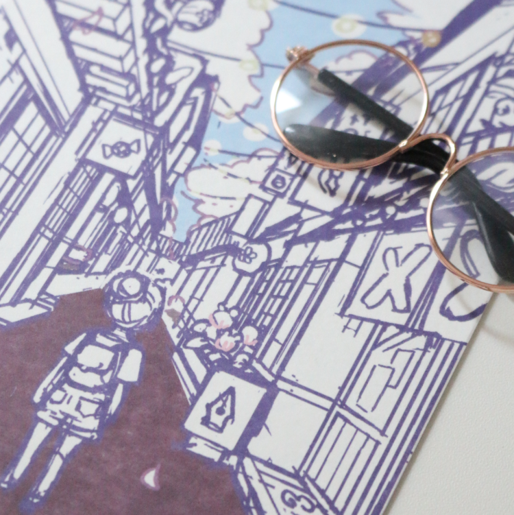 Esterbrook Sakura Street Limited Edition Blotter Paper