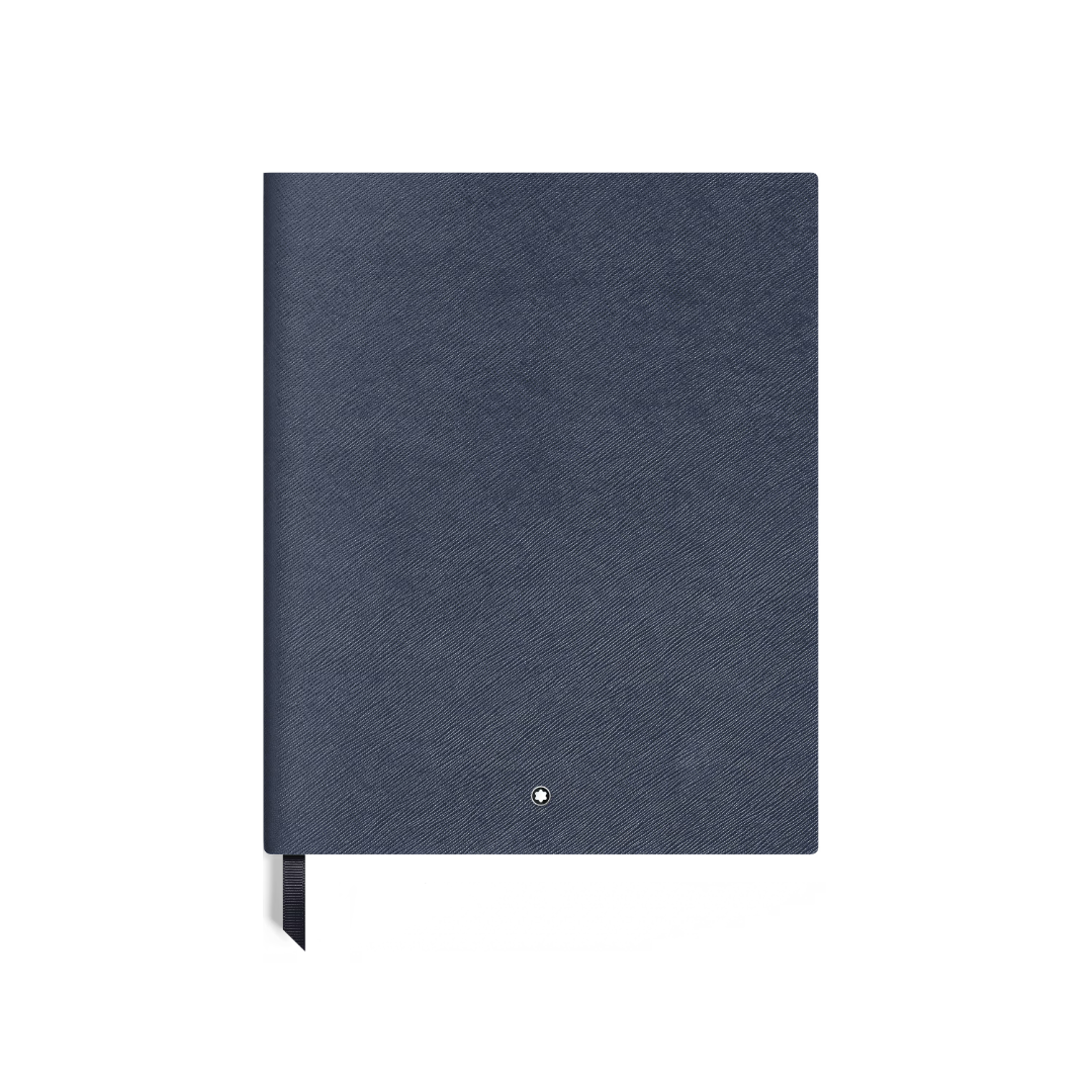 Montblanc Large Notebook Ink Blue Leather Lined