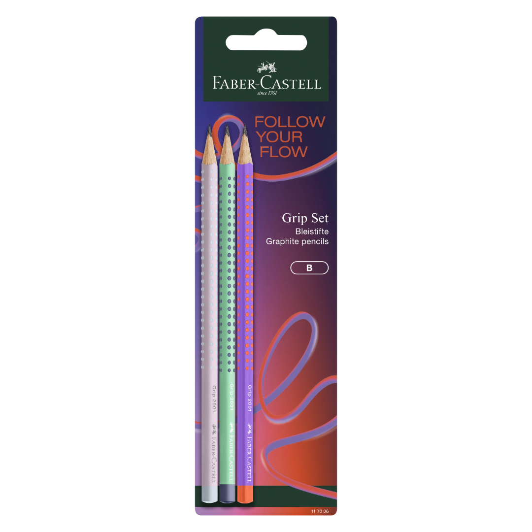 Faber-Castell Flow Edition Grip Graphite Pencil Set