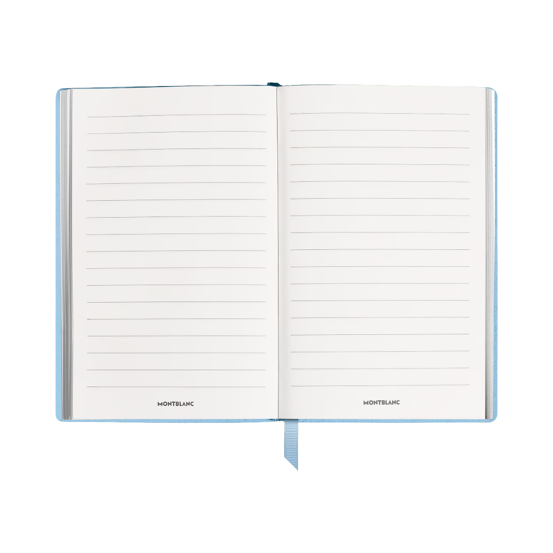 Montblanc Large Notebook Pale Blue Leather Lined