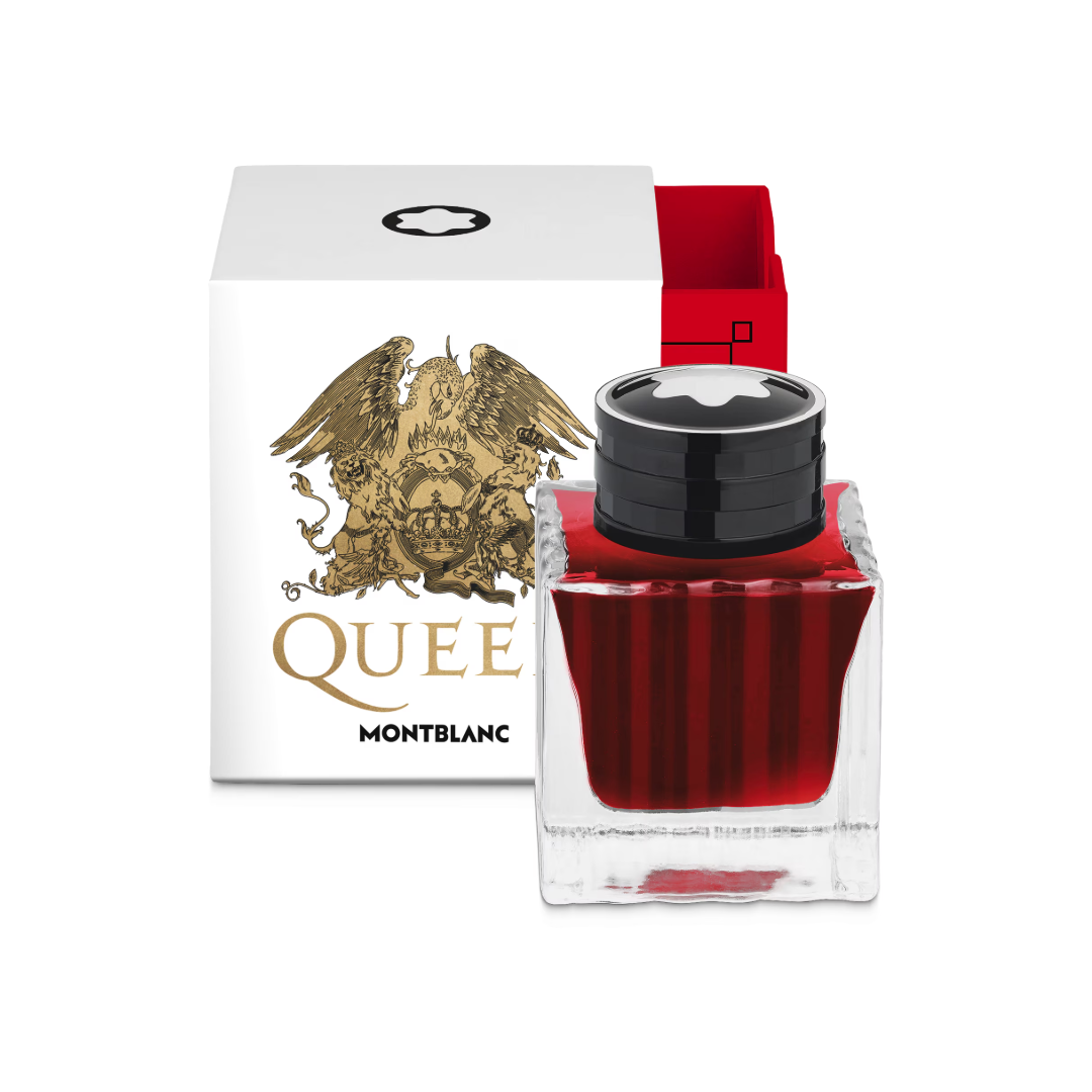 Montblanc Ink Bottle 50ml Great Characters Homage to Queen Red