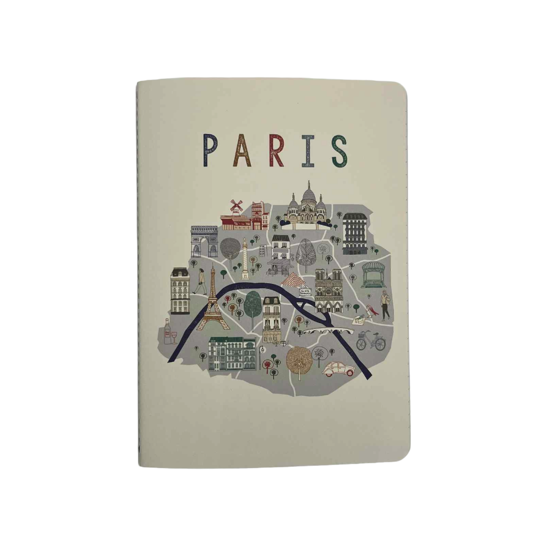 Herbin Paris A5 Notebook Paris Poster