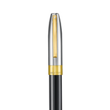 Sheaffer Legacy 9065 Glossy Black and Chrome Fountain Pen with 14k PVD Gold-Plated Nib