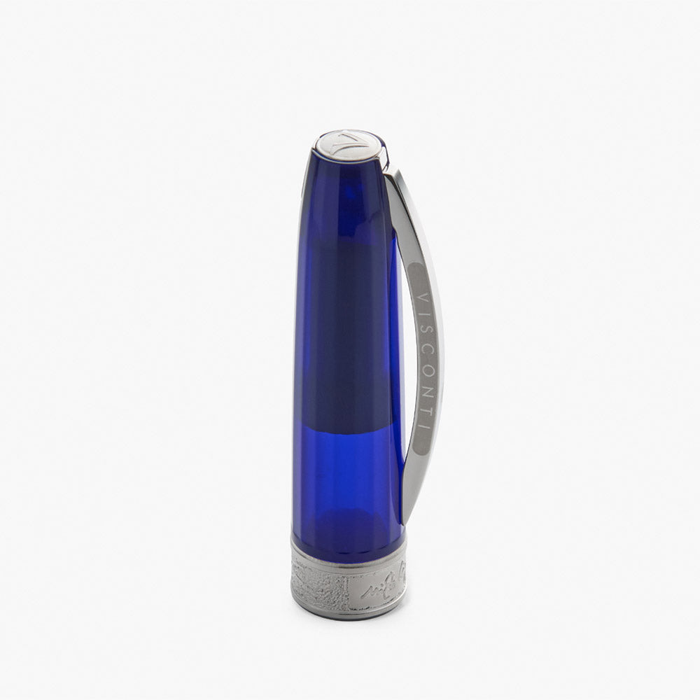Visconti Michelangelo Rollerball Pen Translucent Blue