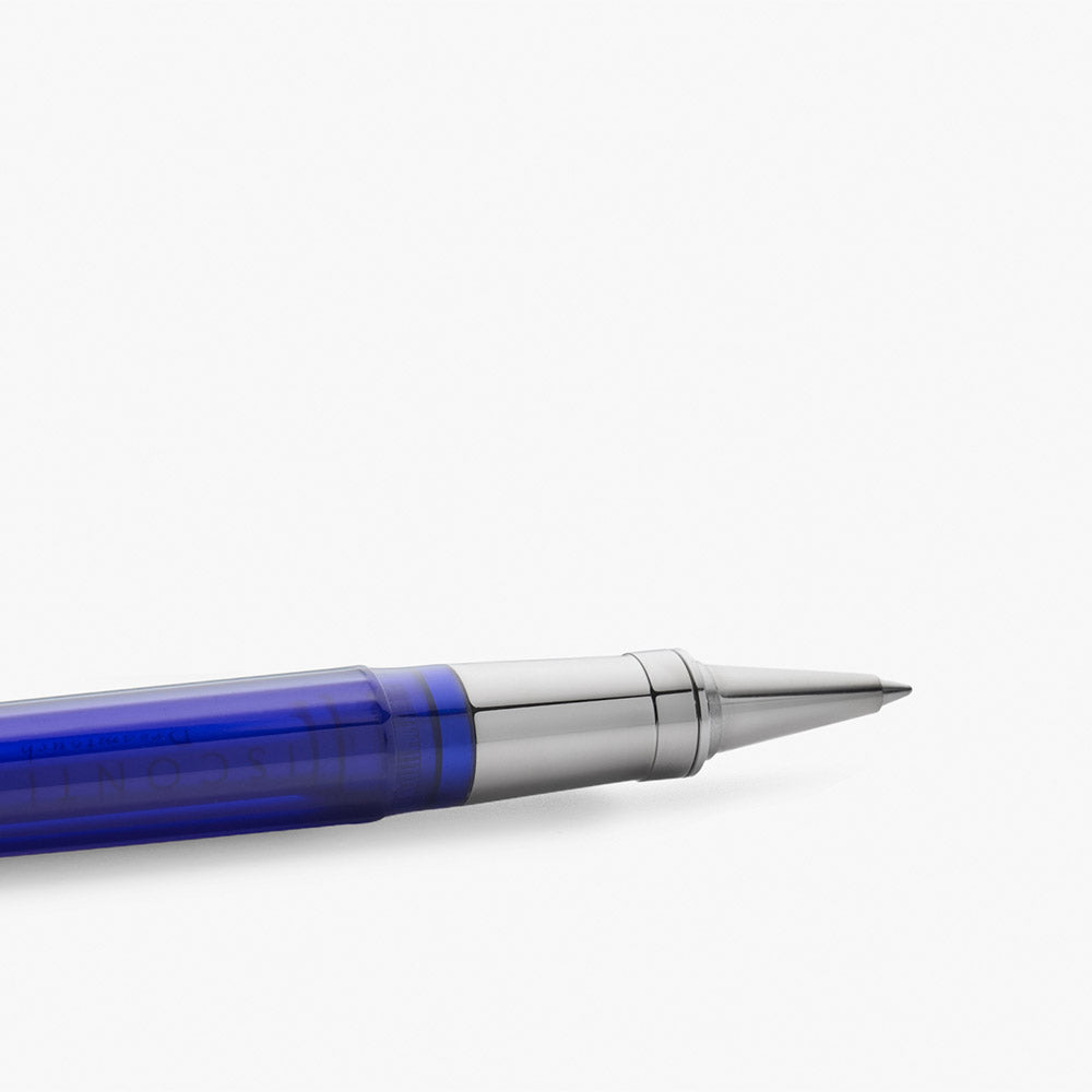 Visconti Michelangelo Rollerball Pen Translucent Blue