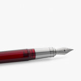 Visconti Michelangelo Fountain Pen Translucent Red