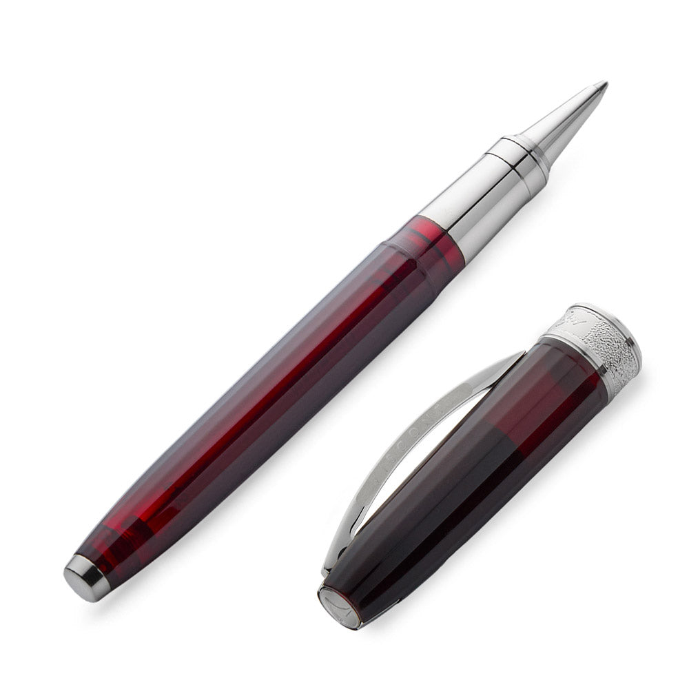 Visconti Michelangelo Rollerball Pen Translucent Red