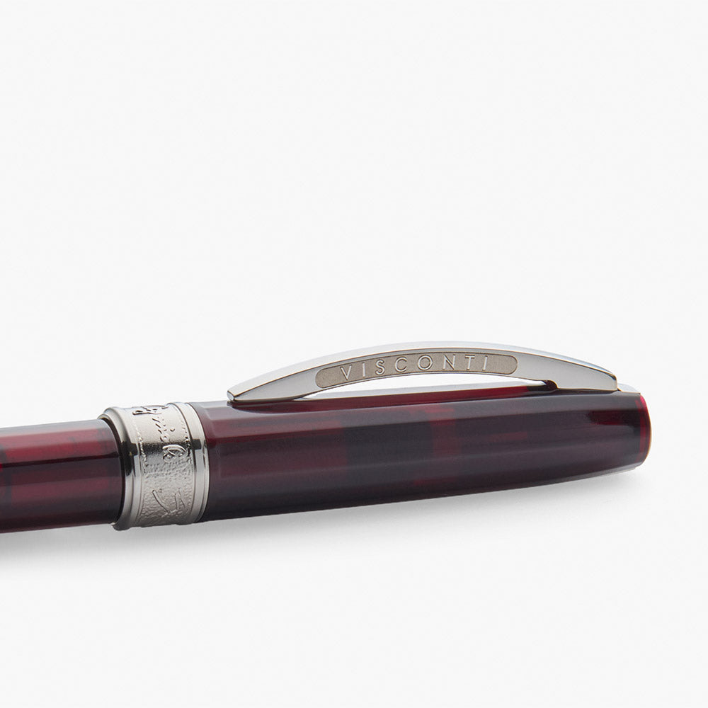 Visconti Michelangelo Ballpoint Pen Translucent Red