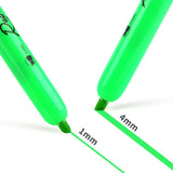 WRITECH Retractable Highlighter Set of 6 Assorted Colours