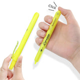 WRITECH Retractable Highlighter Set of 6 Assorted Colours