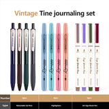 WRITECH 12 Piece Journal Set Vintage Tones