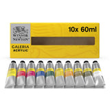 Winsor & Newton Galeria Acrylic Colour 10x 60ml Tube Set