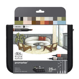 Winsor & Newton Promarker Graphic Art Wallet Interiors