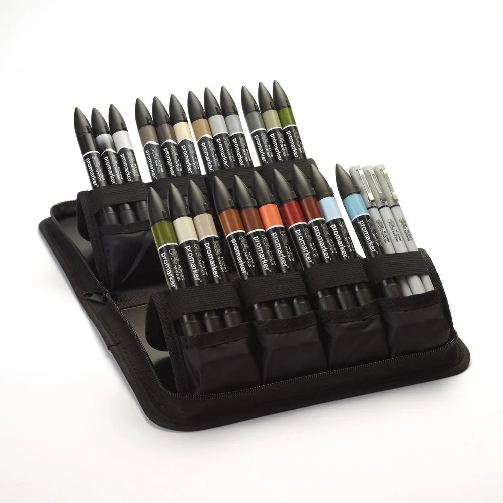 Winsor & Newton Promarker Graphic Art Wallet Interiors