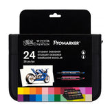 Winsor & Newton ProMarkers Set of 24 Student Designer