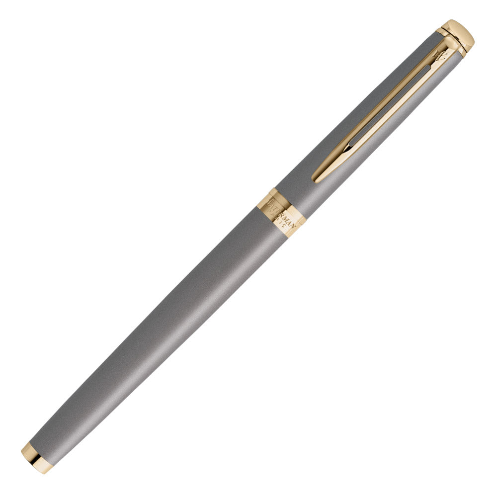Waterman Hemisphere Rollerball Pen Stone Grey with Gold Trim