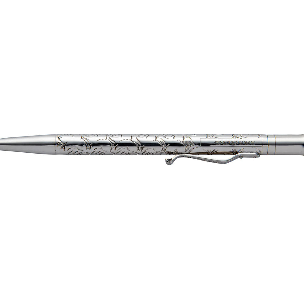 Yard O Led Perfecta Victorian Sterling Silver Ballpoint Pen