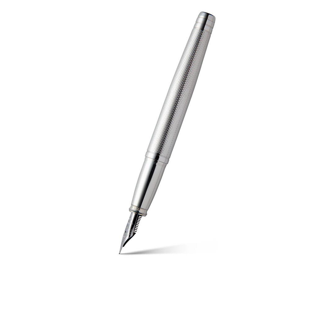 Yard O Led Viceroy Grand Barley Sterling Silver Fountain Pen