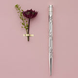 Yard O Led Mayflower Hand-Chased Sterling Silver Ballpoint Pen